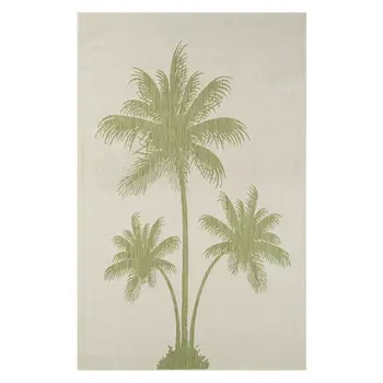 8' X 10' Beige Indoor Outdoor Area Rug
