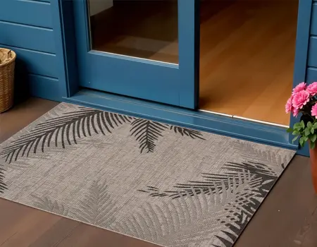 2' X 3' Beige Indoor Outdoor Area Rug