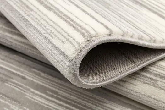 2' X 20' Black Transitional Striped Runner Rug