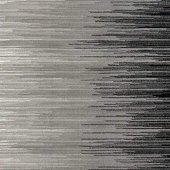 2' X 4' Black Abstract Dhurrie Area Rug