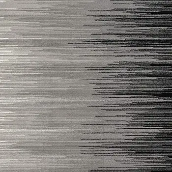 2' X 4' Black Abstract Dhurrie Area Rug