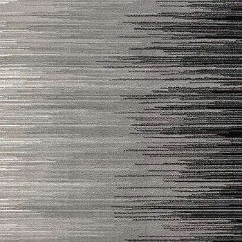 2' X 4' Black Abstract Dhurrie Area Rug