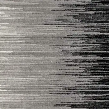 8' X 10' Black Abstract Dhurrie Area Rug