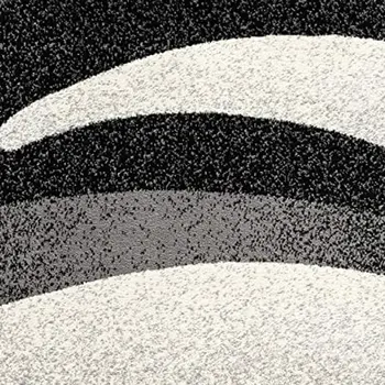 8' X 10' Gray Abstract Dhurrie Area Rug