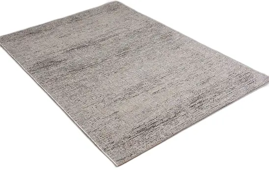 5' X 8' Blue And Gray Distressed Area Rug
