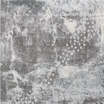 5' X 7' Blue Abstract Power Loom Area Rug