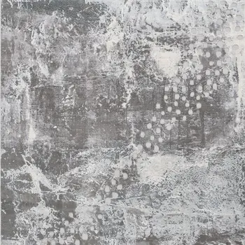 6' X 9' Blue Abstract Power Loom Area Rug