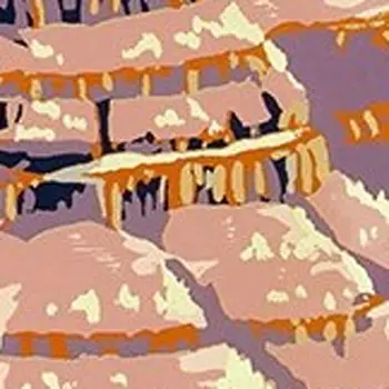 11" X 14" Grand Canyon C1938 Vintage Travel Poster Wall Art