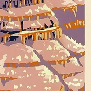 8.5" X 11" Grand Canyon C1938 Vintage Travel Poster Wall Art