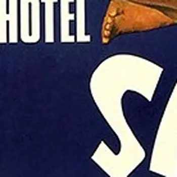 20" X 28" Hotel Sahara C1960S Las Vegas Vintage Travel Poster Wall Art
