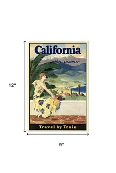 Washington Dc Vintage Travel Unframed Print Wall Art