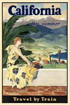 Washington Dc Vintage Travel Unframed Print Wall Art