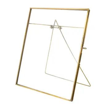 Multiple Sizes Gold Metal Tabletop Picture Frame