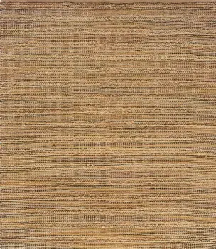 8' X 10' Brown Braided Jute Area Rug