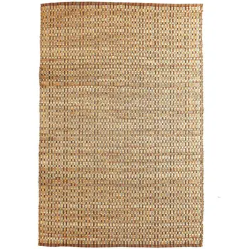 9' X 12' Tan Classic Interwoven Area Rug