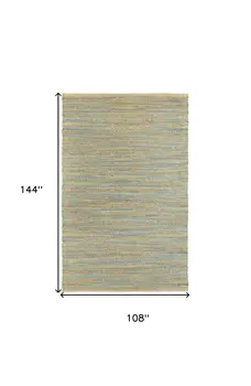 9' X 12' Natural Hand Woven Area Rug