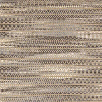 8' X 10' Gray and Tan Striated Runner Rug