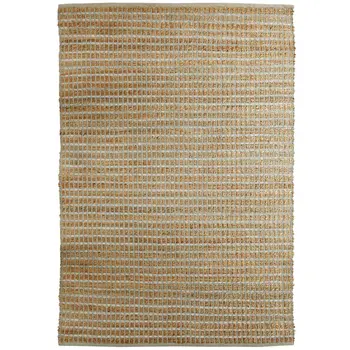 9' X 12' Gray Grid Farmhouse Area Rug