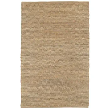 8' X 10' Natural Jute Hand Woven Area Rug