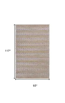 8' X 10' Natural Hand Woven Area Rug