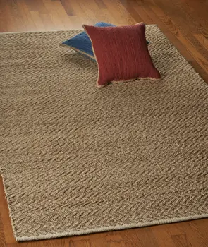 9' X 12' Natural Jute Hand Woven Area Rug