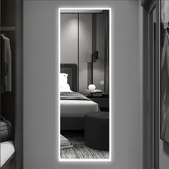 Clear Unframed Full Length Hanging Mirror