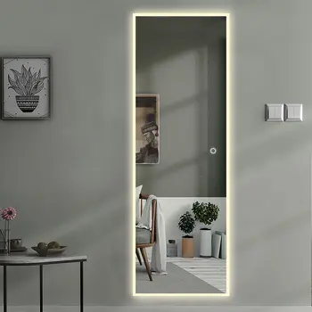 Clear Unframed Full Length Hanging Mirror
