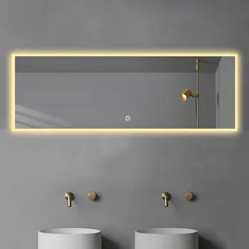 Clear Unframed Full Length Hanging Mirror