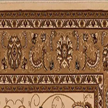 13' Beige And Ivory Oriental Runner Rug