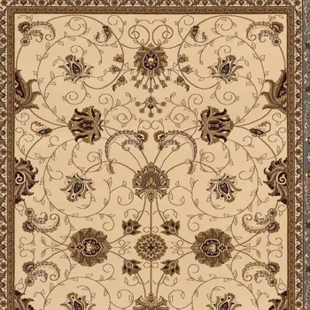 8' X 11' Blue And Ivory Oriental Area Rug