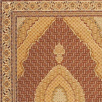 13' Red And Beige Oriental Runner Rug