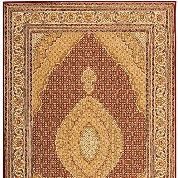 13' Red And Beige Oriental Runner Rug