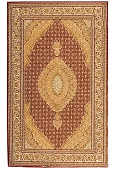 20' Red And Beige Oriental Runner Rug