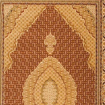 15' Red And Beige Oriental Runner Rug