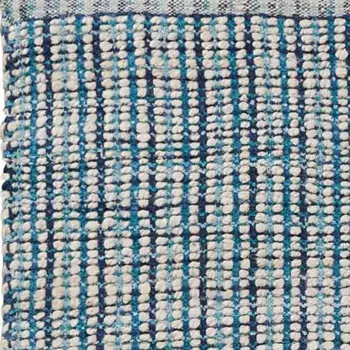 9' X 12' Blue Hand Loomed Area Rug