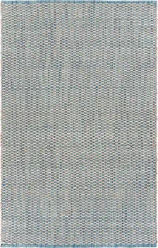 9' X 12' Blue and Beige Toned Area Rug