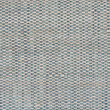 9' X 12' Blue and Beige Toned Area Rug
