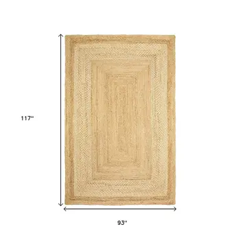 8' X 10' Classic Tan Bordered Area Rug