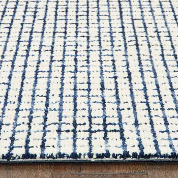 9' X 12' Ivory Wool Hand Loomed Area Rug