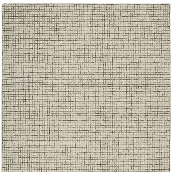 8' X 10' Tan Wool Hand Loomed Area Rug