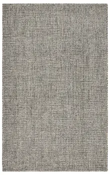 8' X 10' Gray Wool Handmade Area Rug