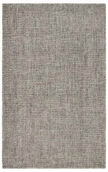 9' X 12' Gray Interwoven Maze Area Rug