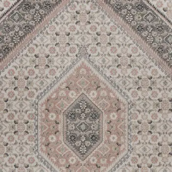 8' X 10' Gray and Ivory Area Rug