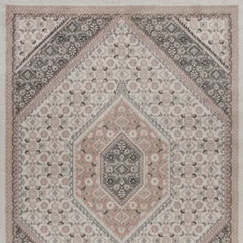 8' X 10' Gray and Ivory Area Rug