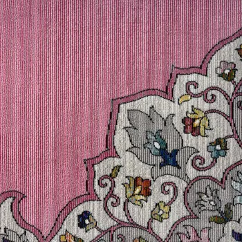 8' X 10' Pink Traditional Medallion Area Rug