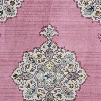 8' X 10' Pink Traditional Medallion Area Rug