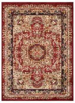 5' X 7' Red Royal Medallion Area Rug