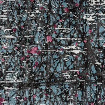 8' X 10' Blue Chaotic Strokes Area Rug