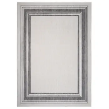 5' X 7' Gray Indoor Outdoor Area Rug