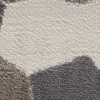 8' X 11' Beige Cobblestone Pattern Area Rug